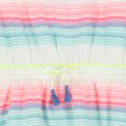 Girls White Striped Kaftan, 1, hi-res