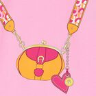 Younger Girls Pink Logo Bag Dress, 2, hi-res