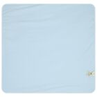 Baby Boys Blue Logo Baby Blanket, 2, hi-res