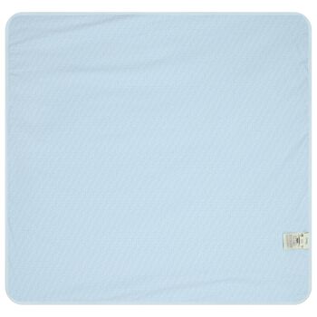 Baby Boys Blue Logo Baby Blanket