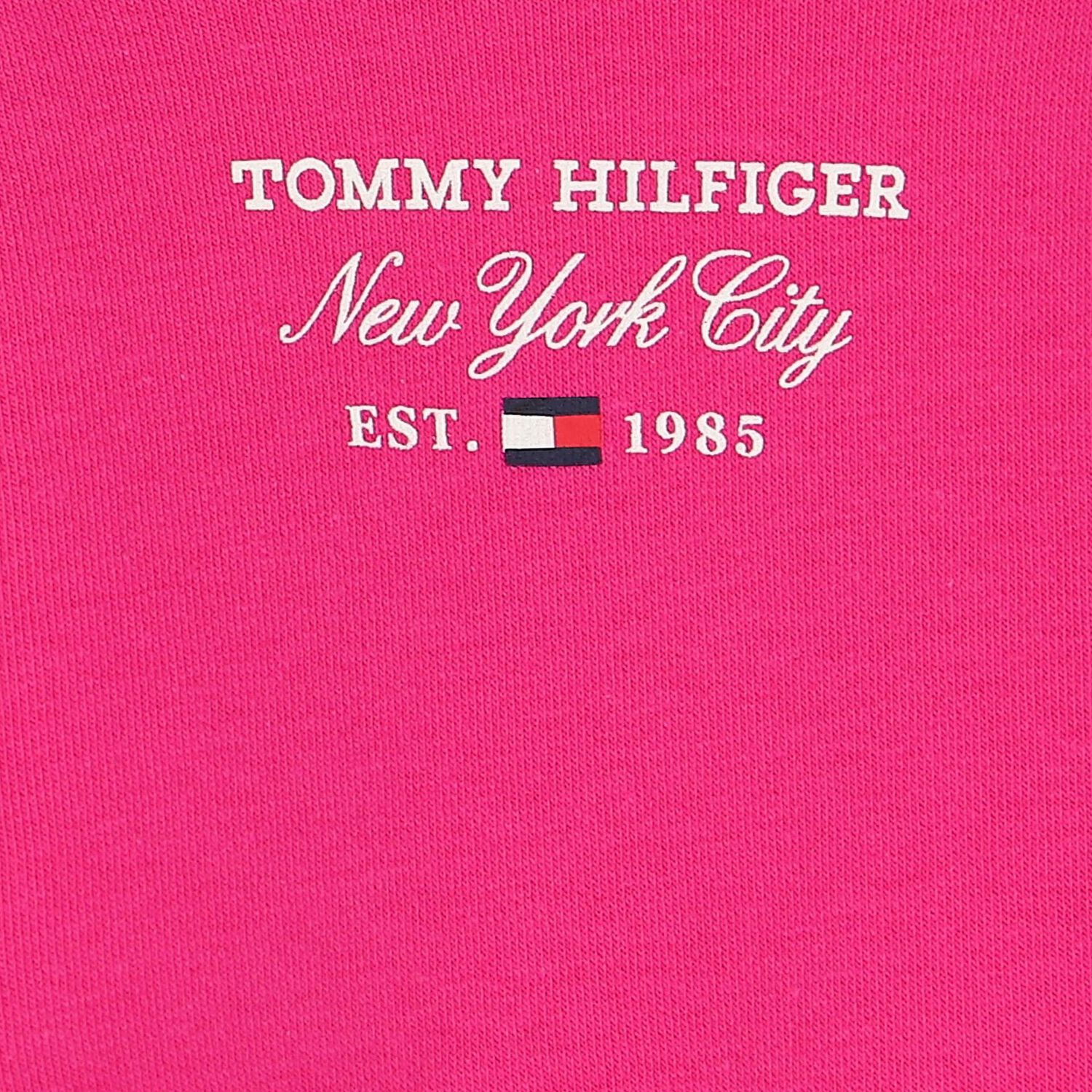 Girls Pink Logo Leggings, 1, hi-res image number null