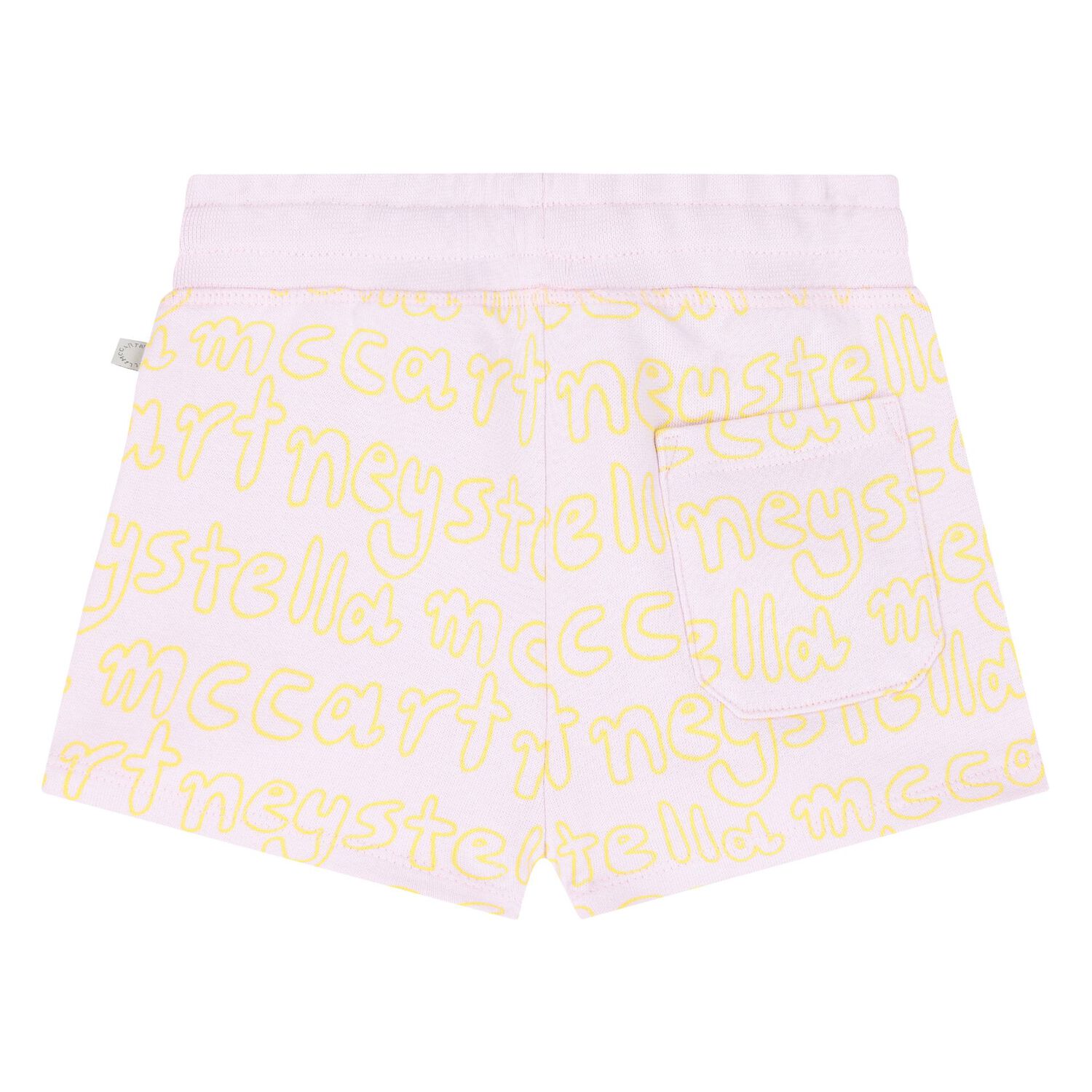 Younger Girls Pink Logo Shorts, 1, hi-res image number null