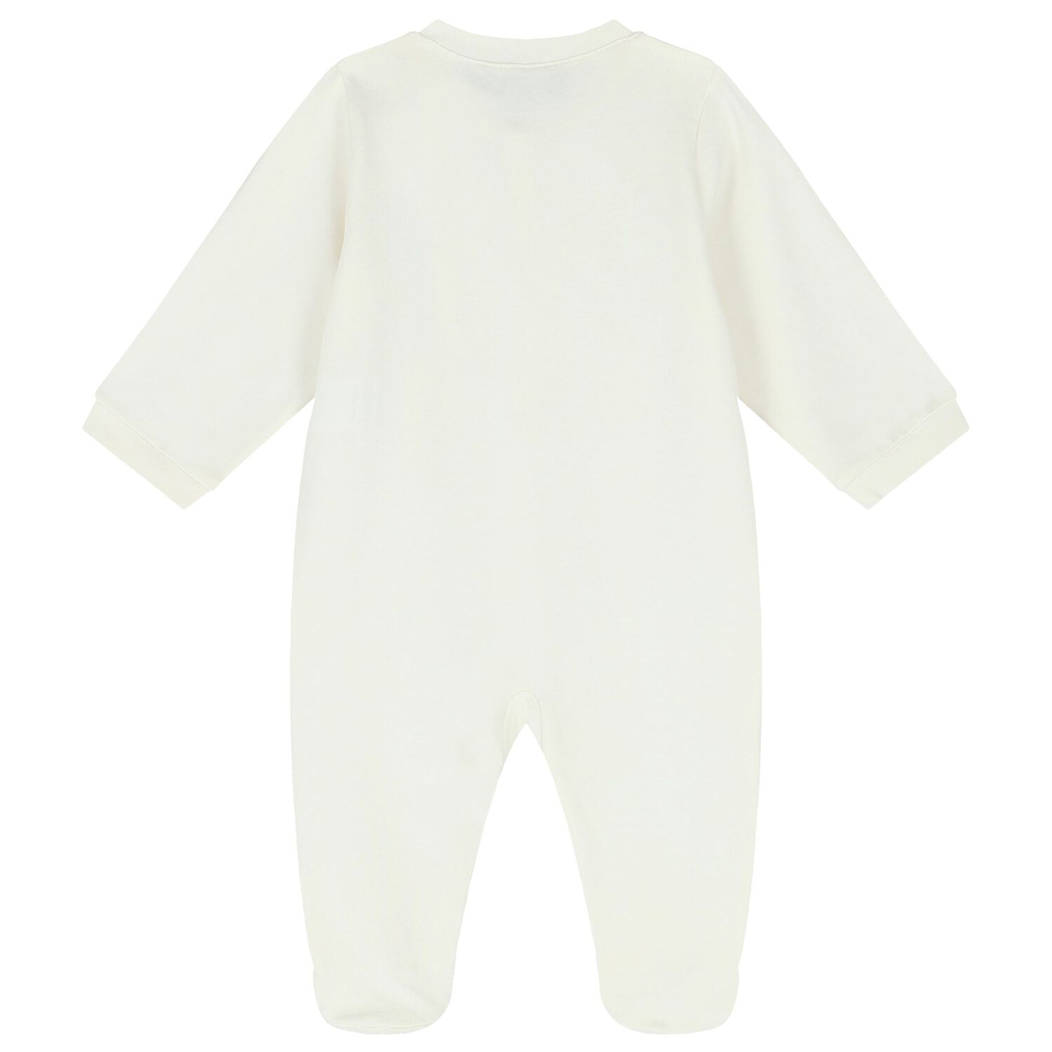 Ivory & Gold Logo Babygrow, 1, hi-res image number null