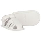 Baby Boys White Sandals, 3, hi-res