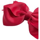Girls Red Bow Hairclip, 2, hi-res