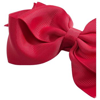 Girls Red Bow Hairclip