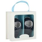 Baby Boys Navy Blue Logo Trainers, 1, hi-res