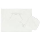 White Angel Wings Baby Towel Set, 1, hi-res