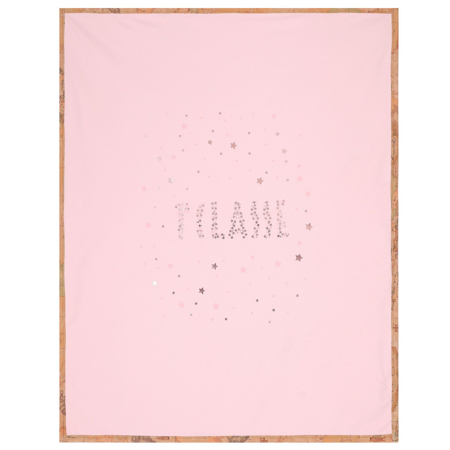 Baby Girls Pink & Beige Geo Map Babygrow Gift Set, 2, hi-res