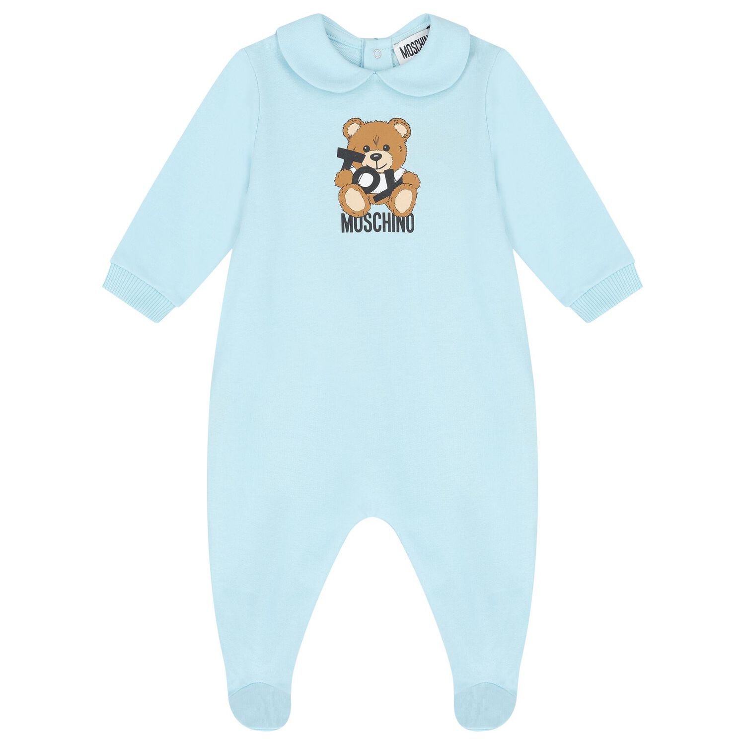 Blue Teddy Bear Logo Babygrow Gift Set, 3, hi-res