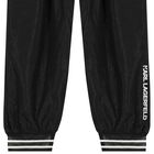 Girls Black Logo Joggers, 1, hi-res