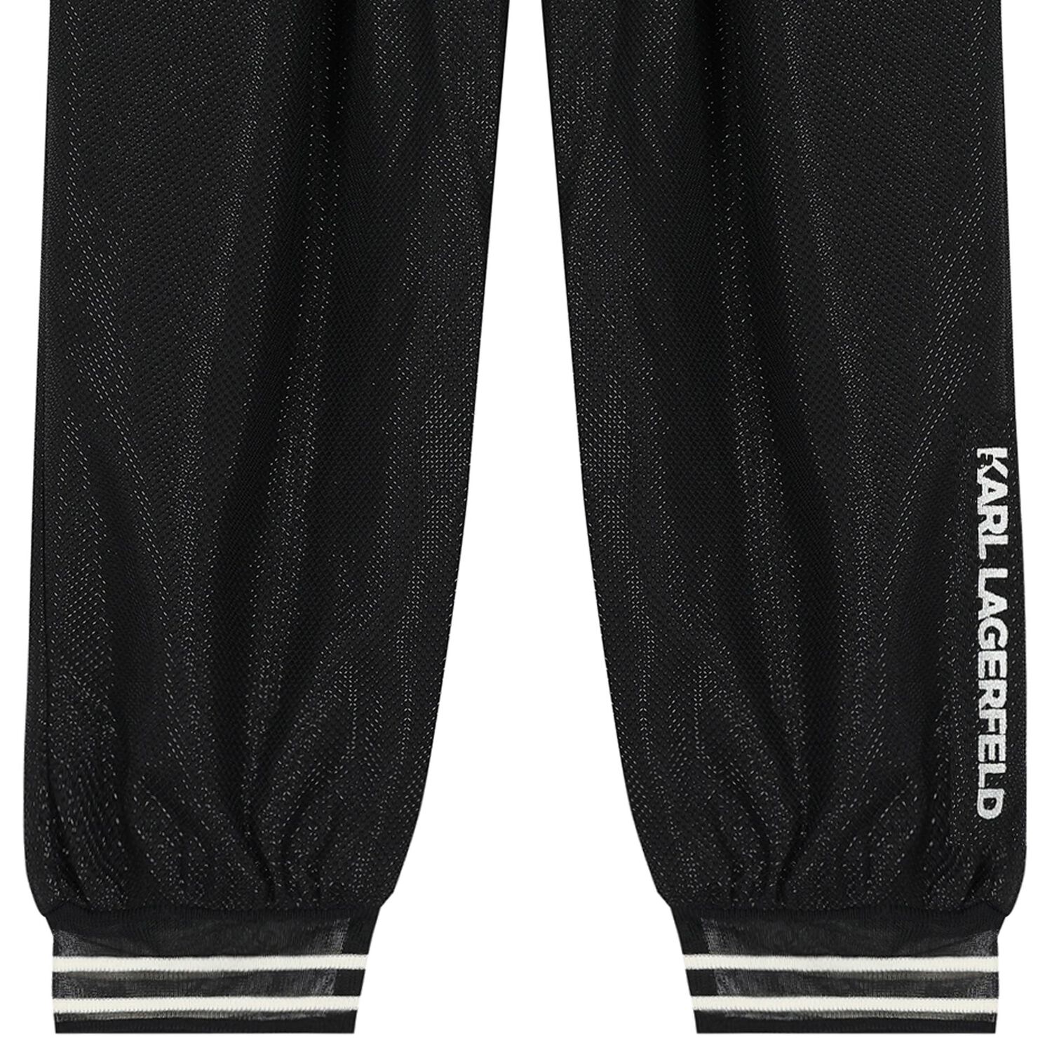 Girls Black Logo Joggers, 1, hi-res image number null