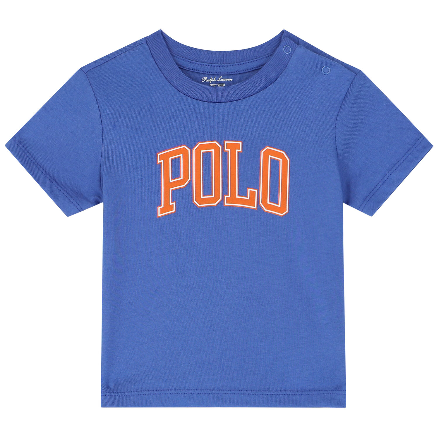 Baby Boys Blue Logo T-Shirt, 1, hi-res