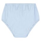 Baby Girls Blue Ruffled Tulle Dress Set, 1, hi-res