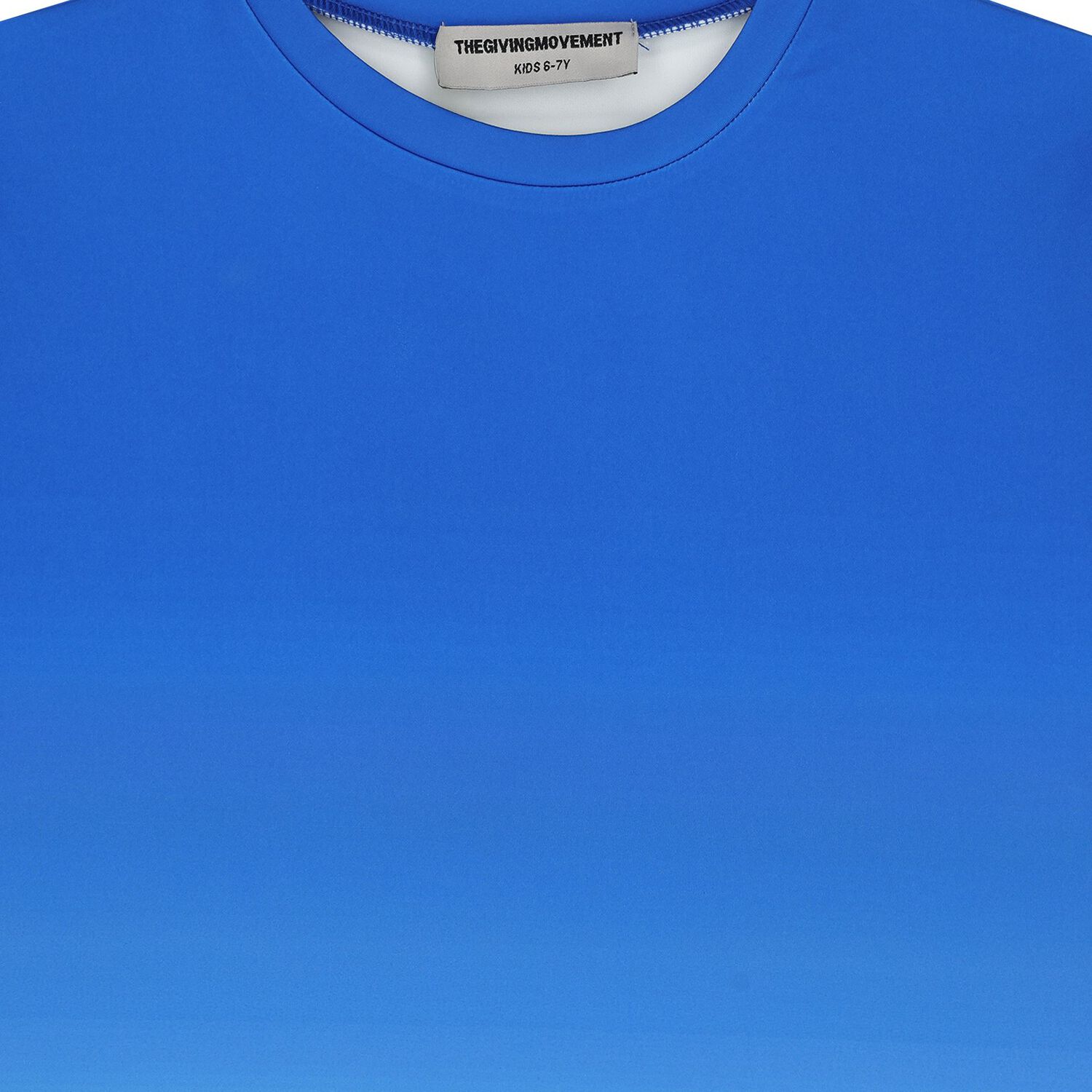 Blue Oversized Ombre Softskin Logo T-shirt, 1, hi-res image number null