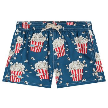 Boys Blue Pop corn Swim Shorts