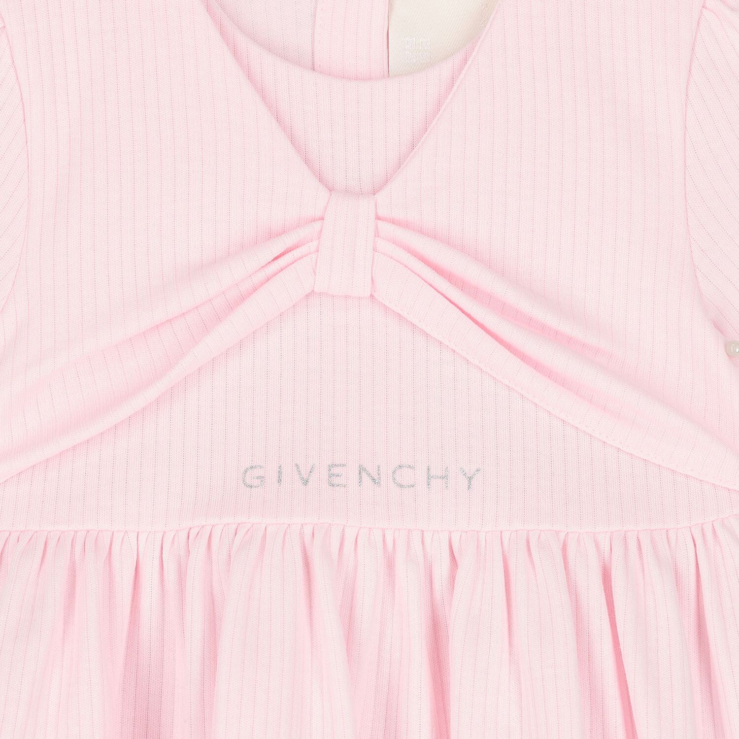 Baby Girls Pink Logo Dress Set, 1, hi-res