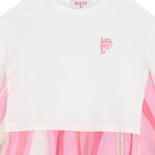 Girls White Pesci Logo T-Shirt, 1, hi-res