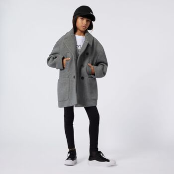 Girls White Logo T-Shirt