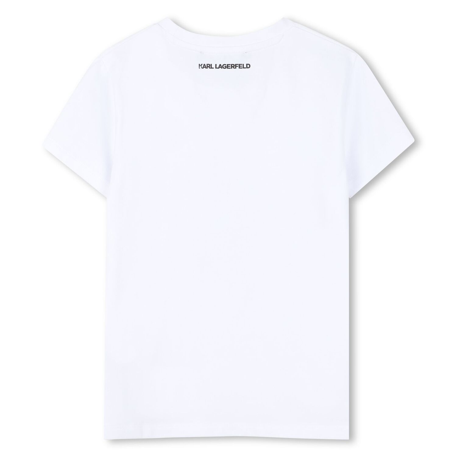 Girls White Ikonik Karl & Choupette T-Shirt, 1, hi-res