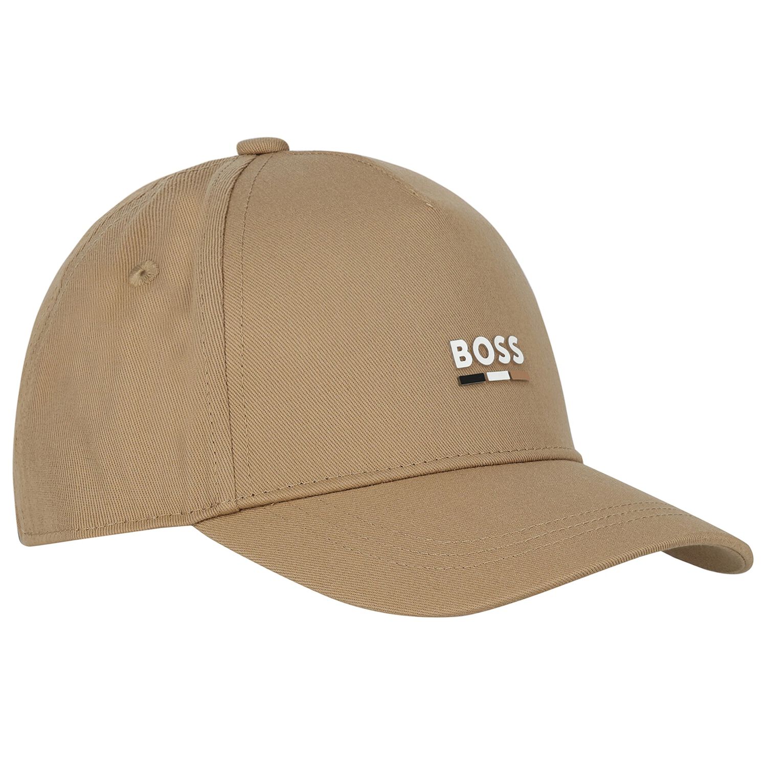 Boys Beige Logo Cap, 2, hi-res