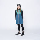 Girls Green, Blue & Black Logo Dress, 2, hi-res