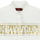 Boys White & Gold Logo Shirt, 1, hi-res
