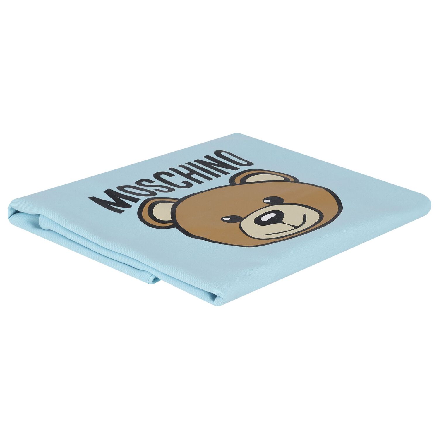Blue Teddy Bear Logo Baby Blanket, 4, hi-res