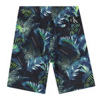 Boys Navy & Green Palm Shorts, 1, hi-res