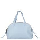 Blue Faux Leather Quilted Baby Changing Bag, 1, hi-res