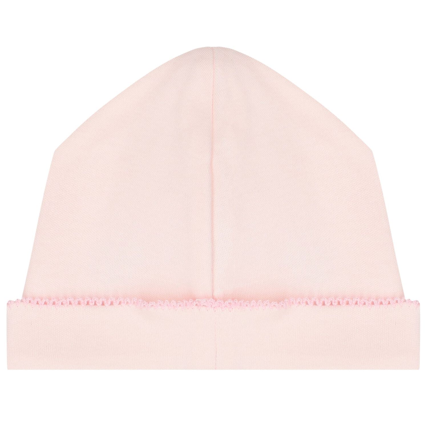 Baby Girls Pink Cotton Babygrow & Hat Set, 1, hi-res