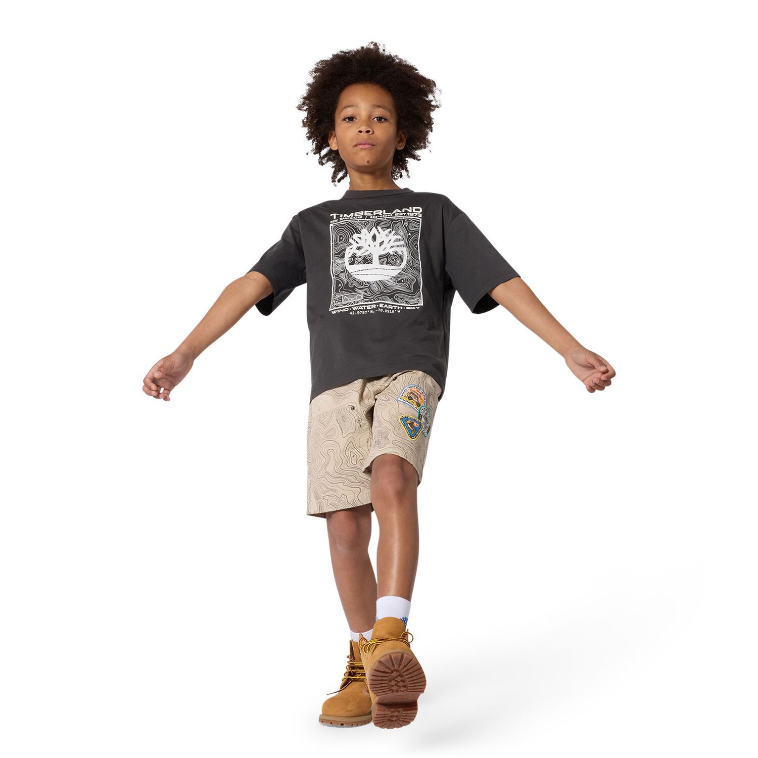 Boys Grey Logo T-Shirt, 1, hi-res