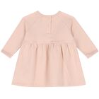 Baby Girls Pink Logo Dress, 1, hi-res