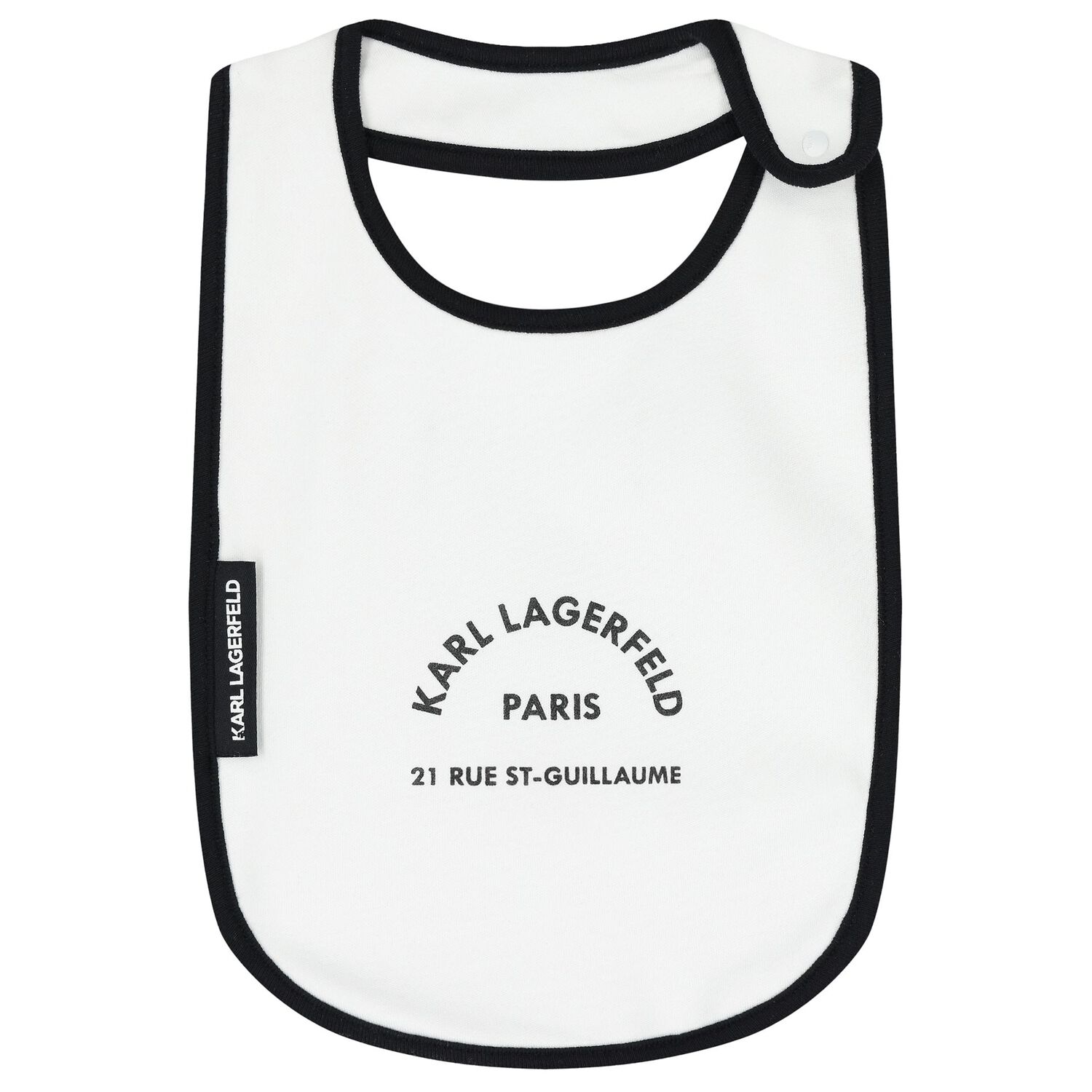 White Ikonik Logo Baby Bibs (3-Pack), 1, hi-res image number null