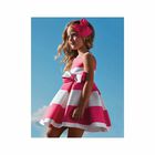 Girls White & Pink Dress, 2, hi-res