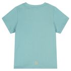 Younger Boys Blue Logo T-Shirt, 3, hi-res