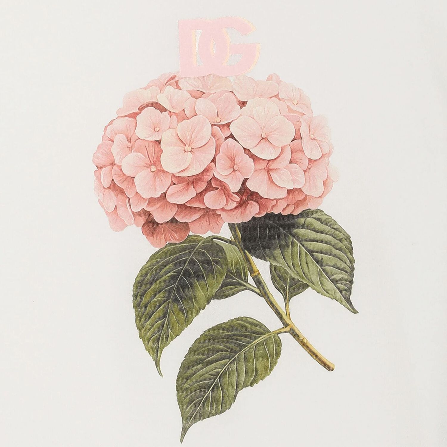 Girls Ivory Flower Logo T-Shirt, 1, hi-res