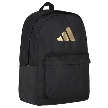 Black & Gold Logo Backpack