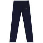 Boys Navy Logo Jeans, 1, hi-res