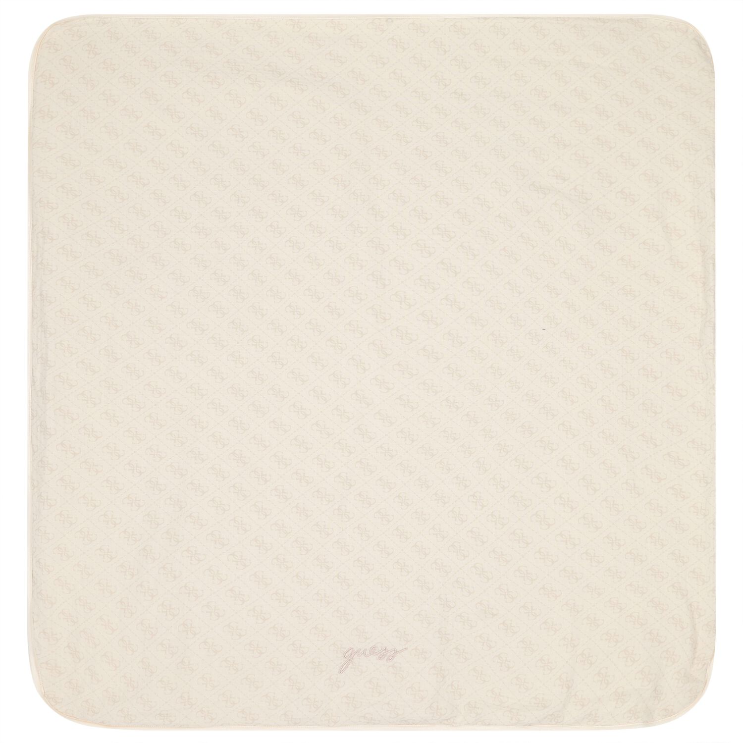 Beige Logo Baby Blanket, 1, hi-res