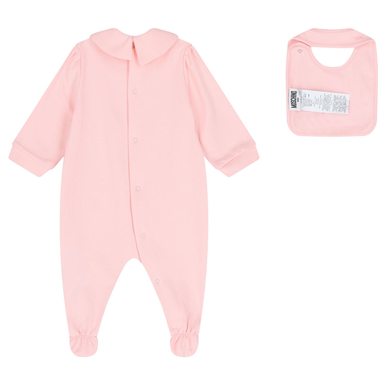 Baby Girls Pink Teddy Bear Logo Babygrow Gift Set, 1, hi-res