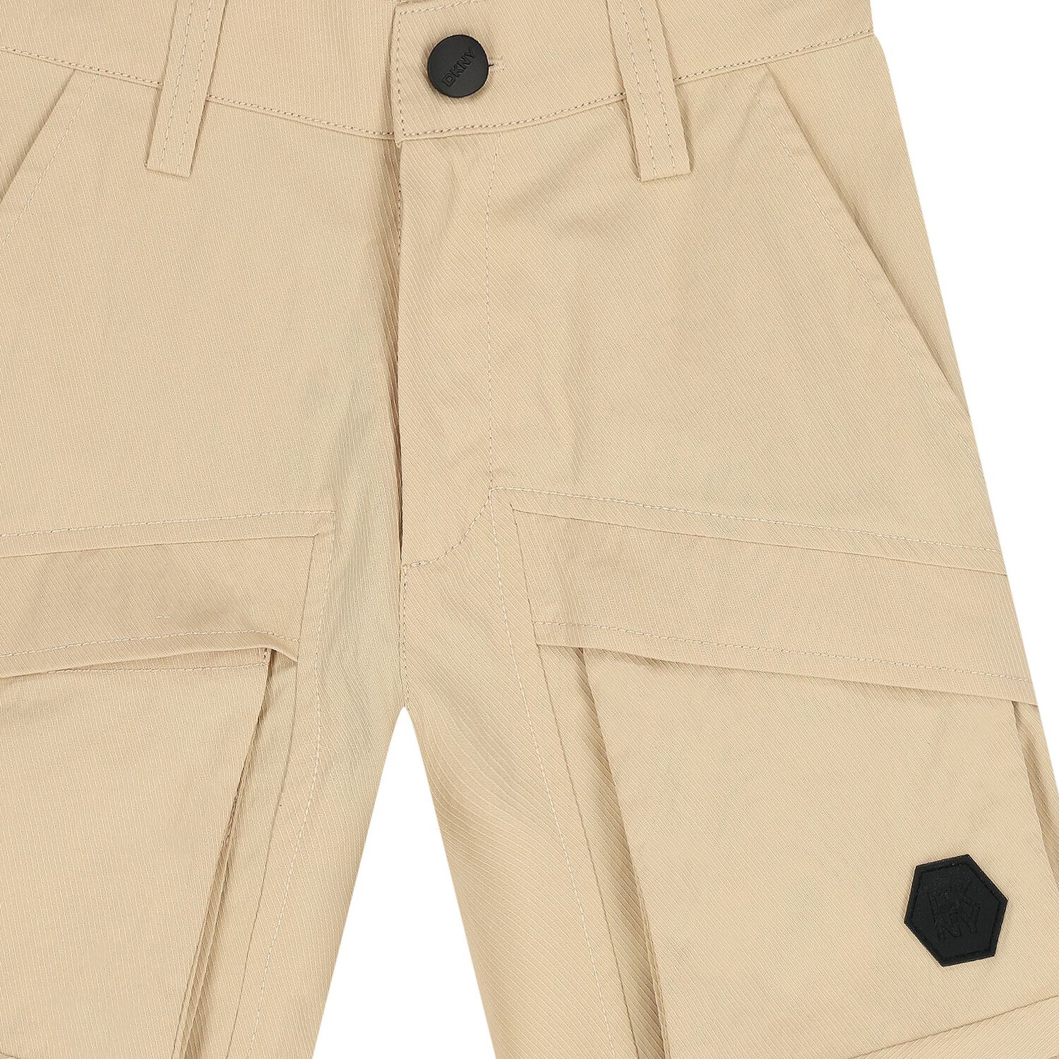 Beige Cargo Shorts, 1, hi-res