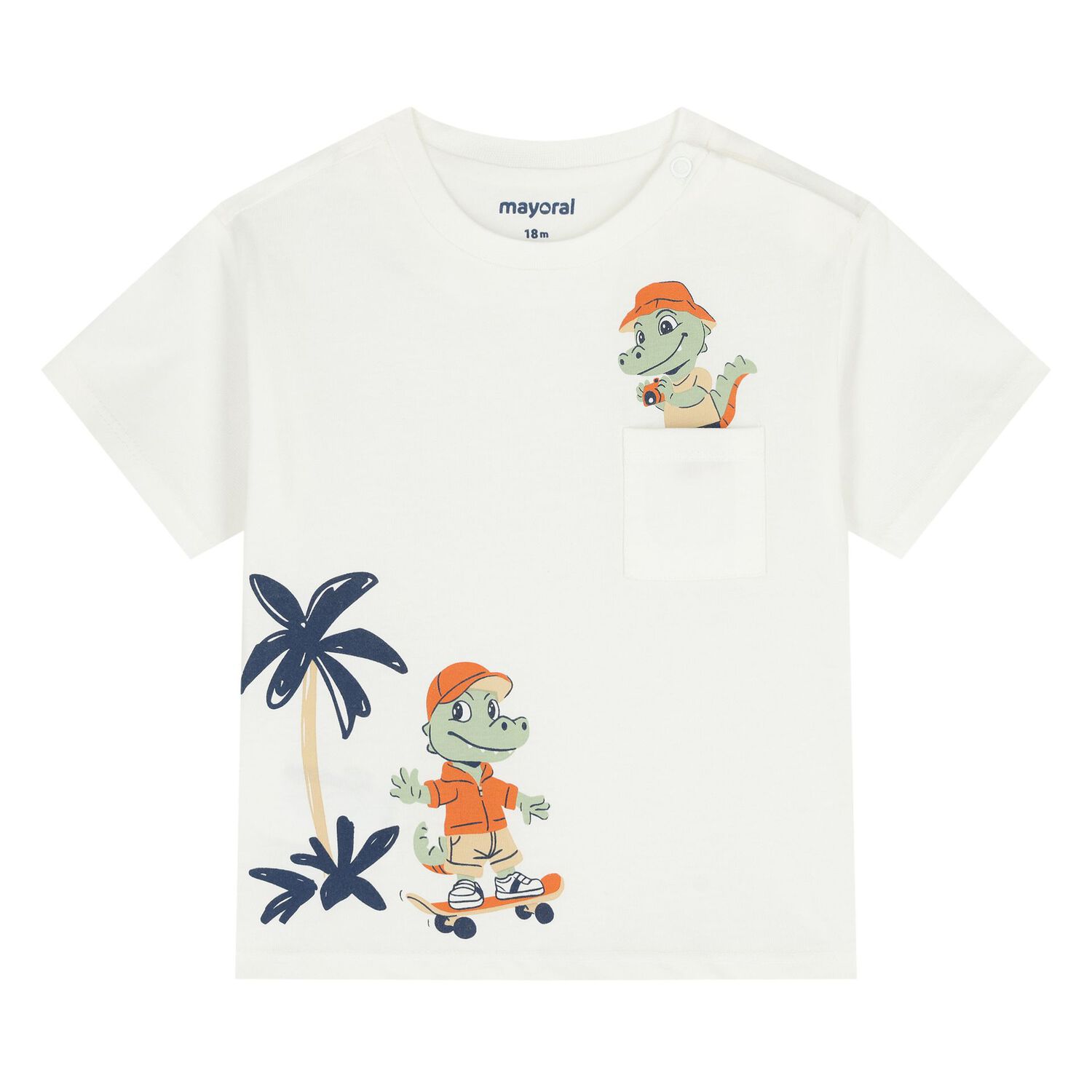 Younger Boys White & Blue Shorts Set, 2, hi-res