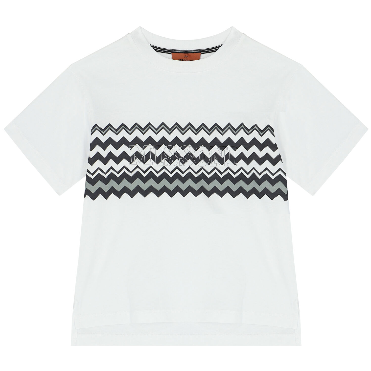Boys White Logo T-Shirt, 1, hi-res