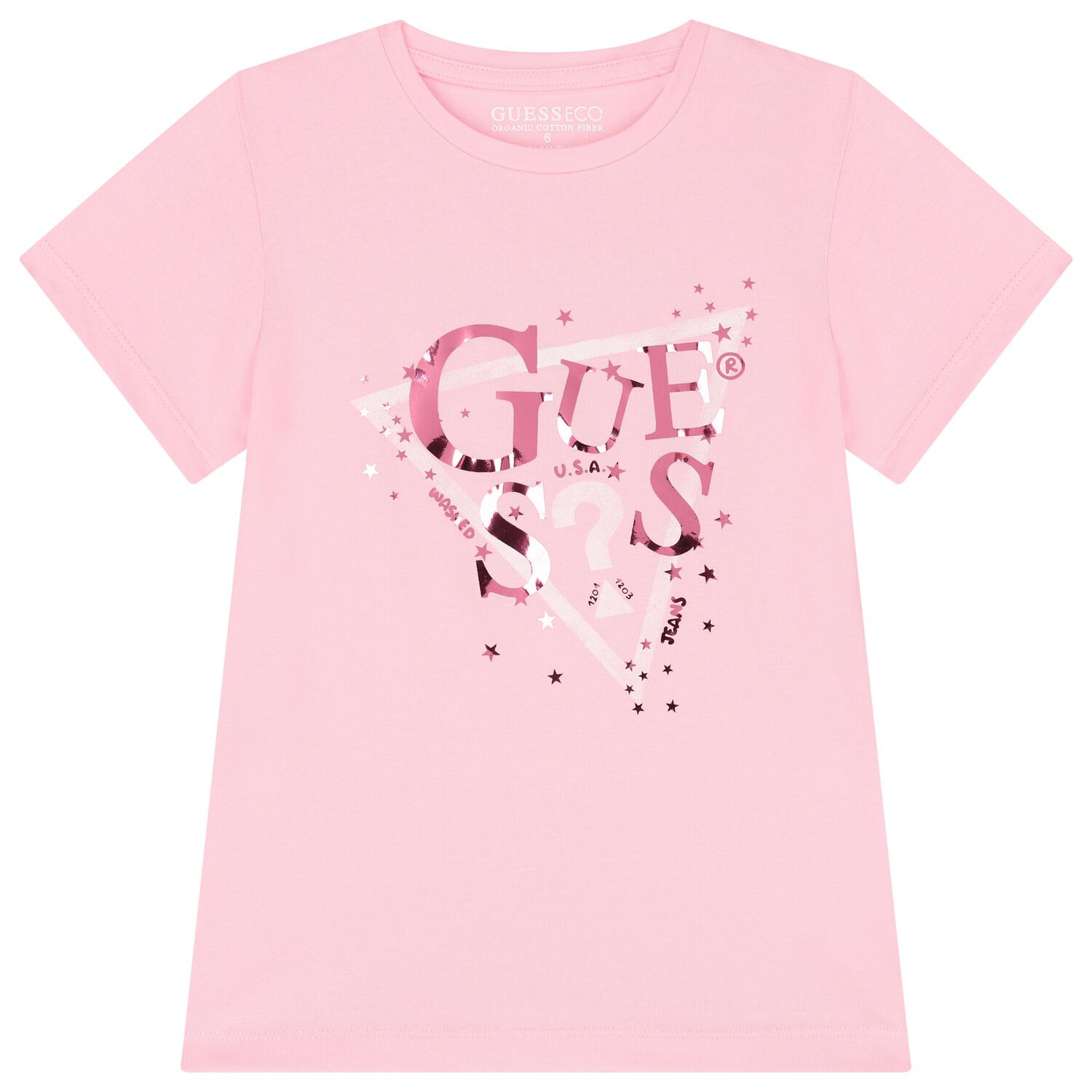 Girls Pink Logo T-Shirt, 3, hi-res
