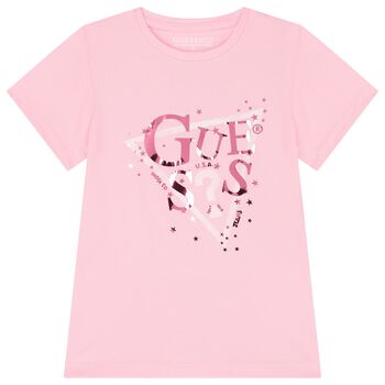 Girls Pink Logo T-Shirt