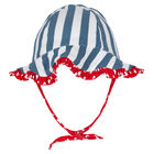 Younger Girls Blue & White Swimsuit Set, 1, hi-res