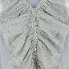 Girls Grey Embellished Dress, 1, hi-res