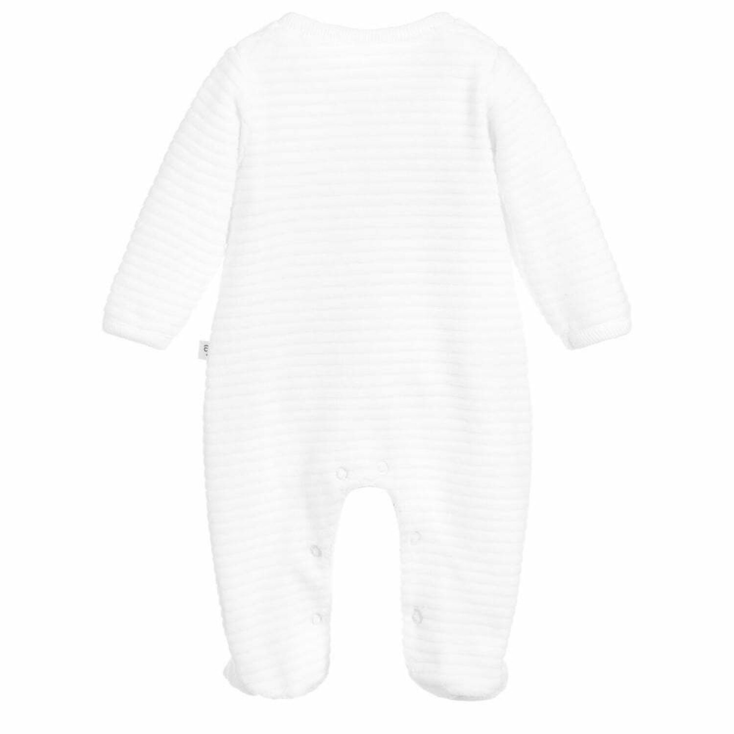 White Ribbed Babygrow, 1, hi-res image number null