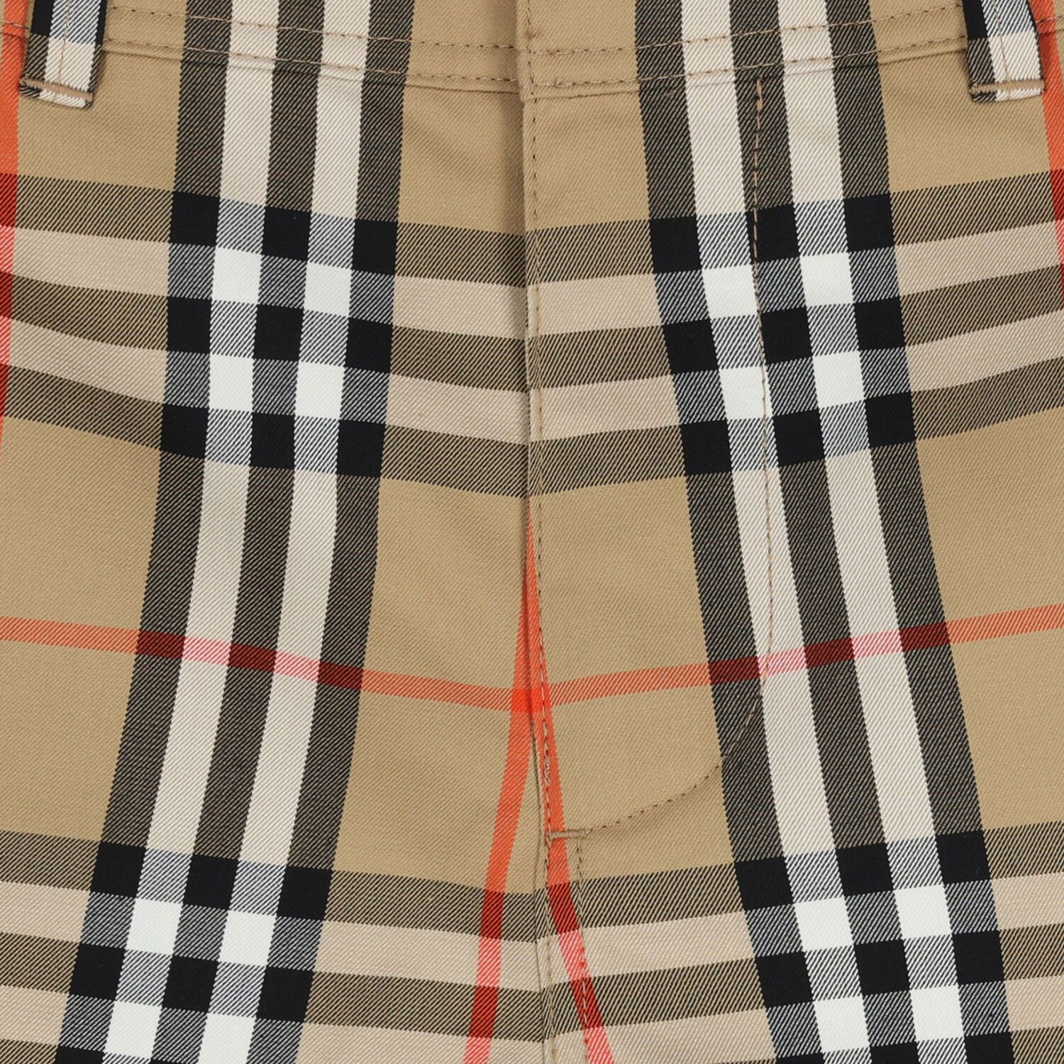 Boys Beige Checkered Shorts, 1, hi-res